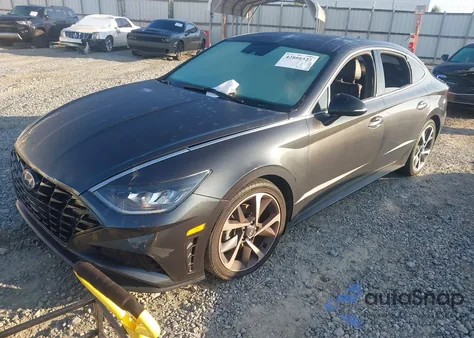 2021 Hyundai Sonata Sel Plus из США, поврежденный, VIN 5NPEJ4J26MH084053